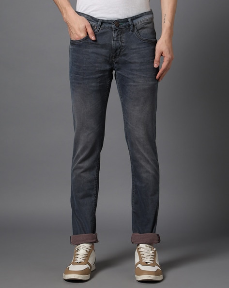 Men Mid-Wash Danzel Fit Jeans