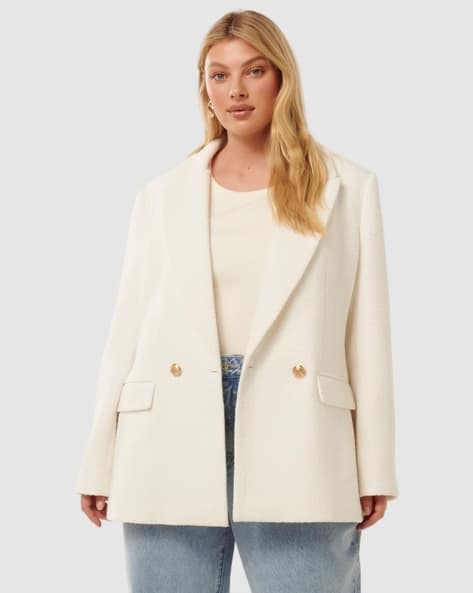 Women Double-Breated Blazer