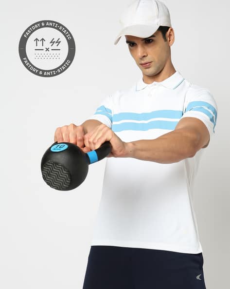 PERFORMAX Men Active Lifestyle Cut & Sew Regular Fit Polo T-Shirt