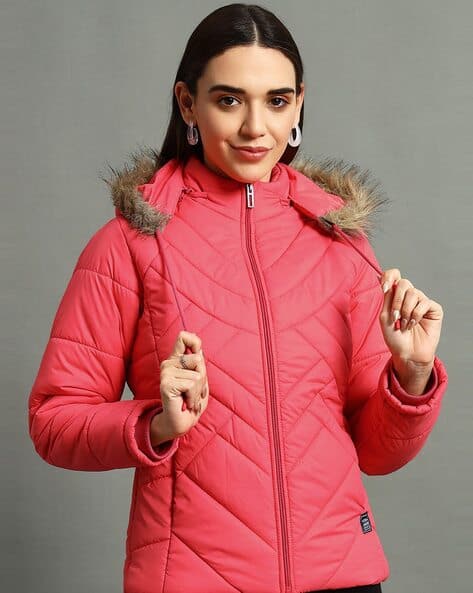 Buy Pink Jackets Coats for Women by Vero Amore Online