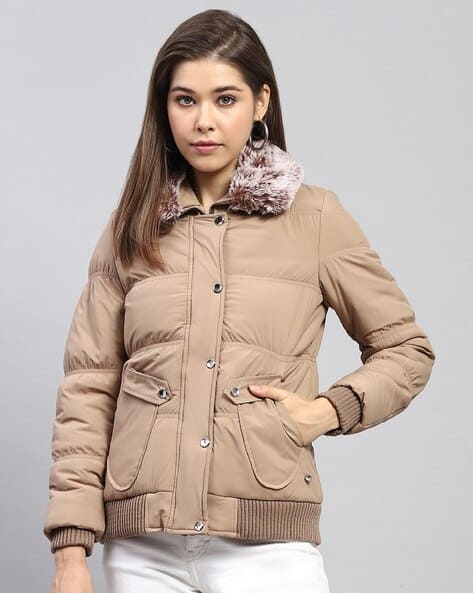 Buy Beige Jackets Coats for Women by Monte Carlo Online