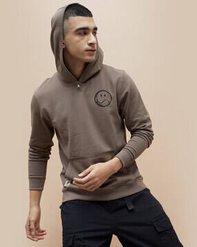 Buy Black Sweatshirt Hoodies for Men by SmileyWorld Online