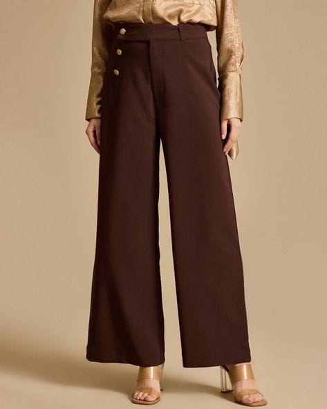 Kazo Women Relaxed Fit Trousers