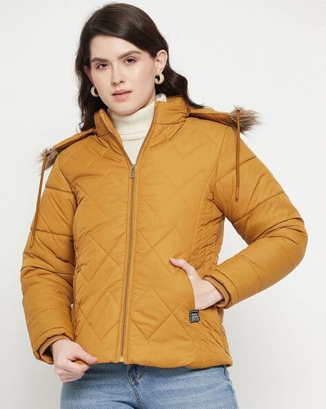 Buy MUSTARD Jackets Coats for Women by Vero Amore Online