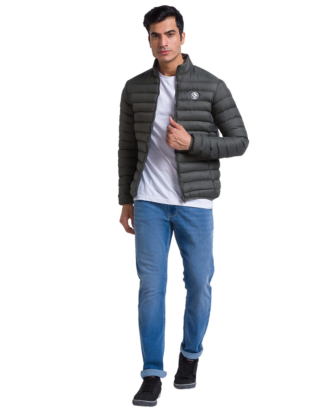 Buy Grey Jackets & Coats for Men by PARX Online | Ajio.com