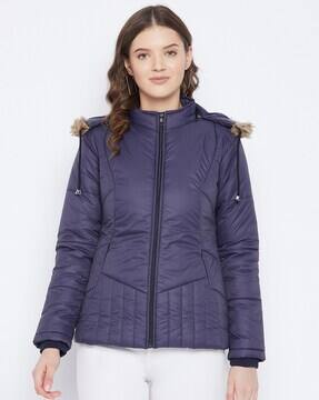 Buy Navy Jackets & Coats for Women by Vero Amore Online | Ajio.com