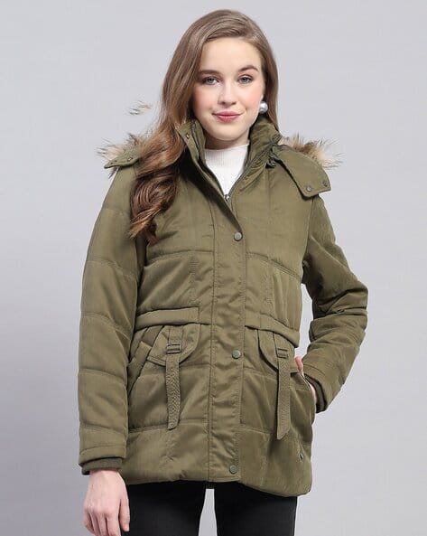 Buy Green Jackets Coats for Women by Monte Carlo Online