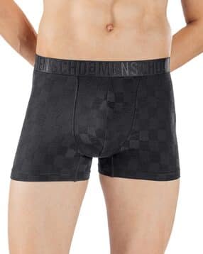 damensch Men Embroidered Trunks with Elasticated Waistband-picture-37