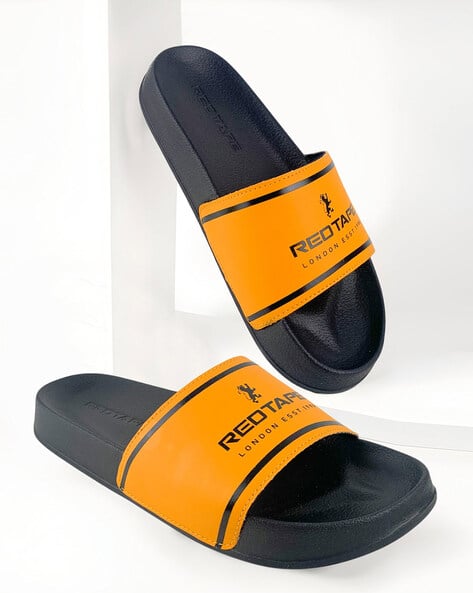 Buy Black Mustard Flip Flop Slippers for Women by RED TAPE
