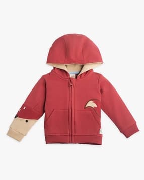 ed-a-mamma Boys Zip-Front Hooded Jacket with Applique-picture-12