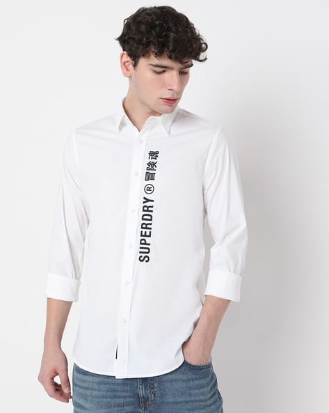 Buy White Shirts for Men by SUPERDRY Online | Ajio.com