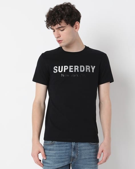 Buy Black Tshirts for Men by SUPERDRY Online | Ajio.com