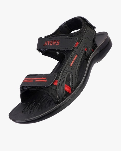 Men Double-Strap Floaters with Velcro Closure