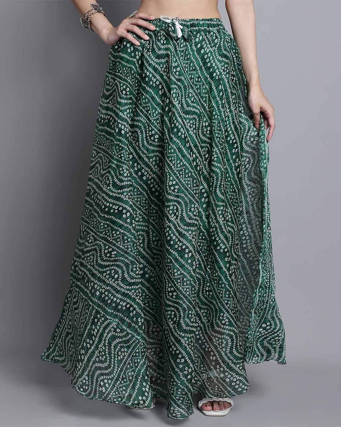 Buy Green Skirts & Ghagras for Women by Jabama Online | Ajio.com Buy Green Skirts & Ghagras for Women by Jabama Online | Ajio.com