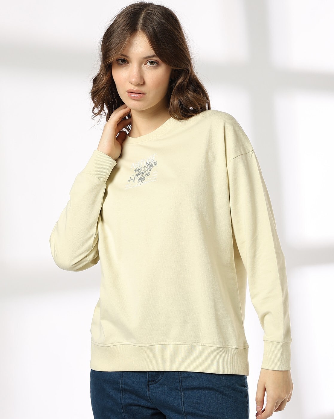 トップス daydream Frosted Embroidery Sweatshirt daydream Frosted Embroidery Sweatshirt
