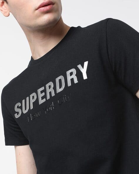 Buy Black Tshirts for Men by SUPERDRY Online | Ajio.com