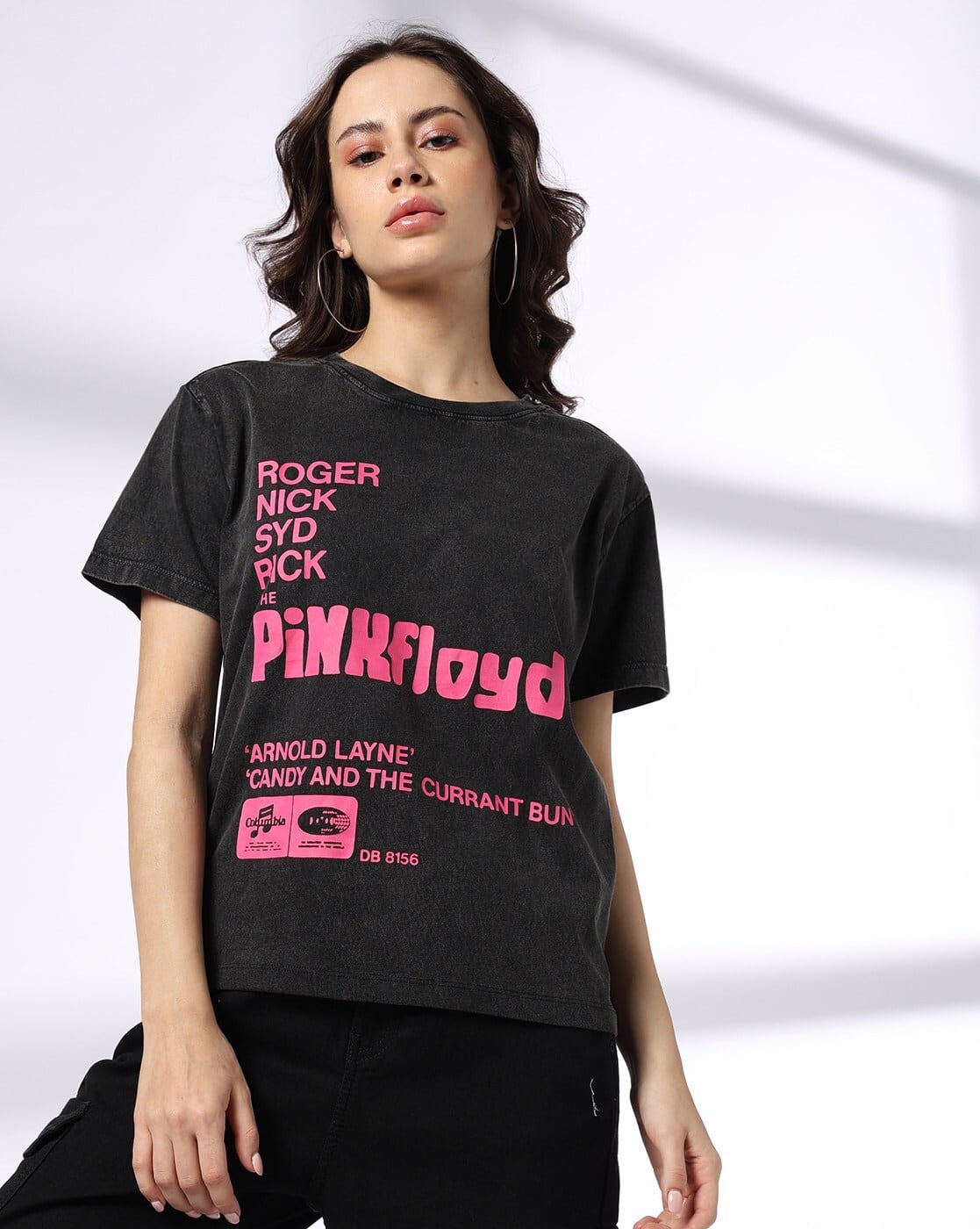 PINK FLOYD Tシャツ Lサイズ ブラック Buy Max URB_N Men Oversized Pink Floyd Printed T-shirt