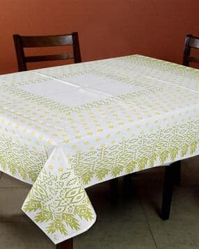 ratancart Geometric Print 4-Seater Square Table Cover-picture-21