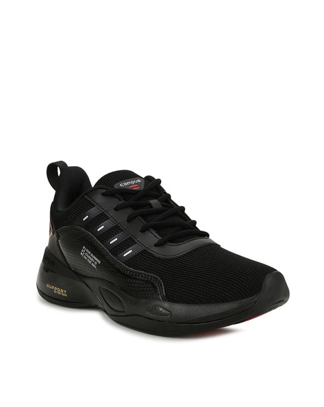 Black sports shoes for office online