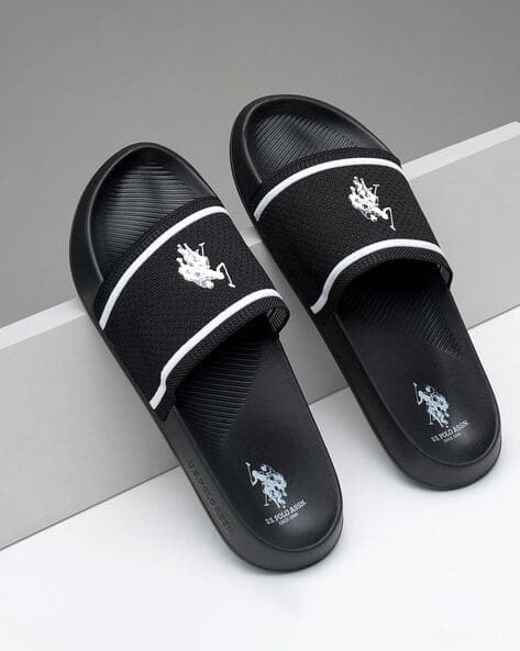 Evander Slip-On Slides with Branding