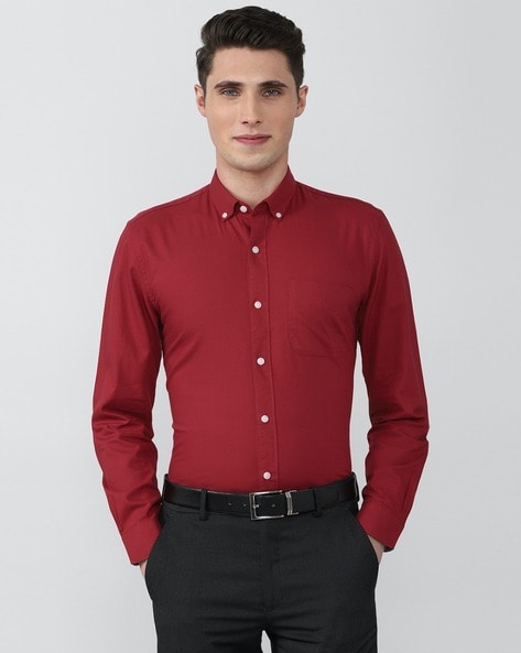 Peter England Men Slim Fit Shirt