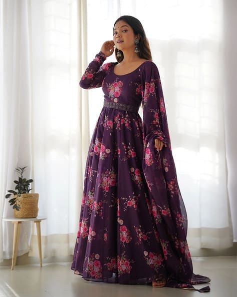 purple dress myntra Purple Dress
