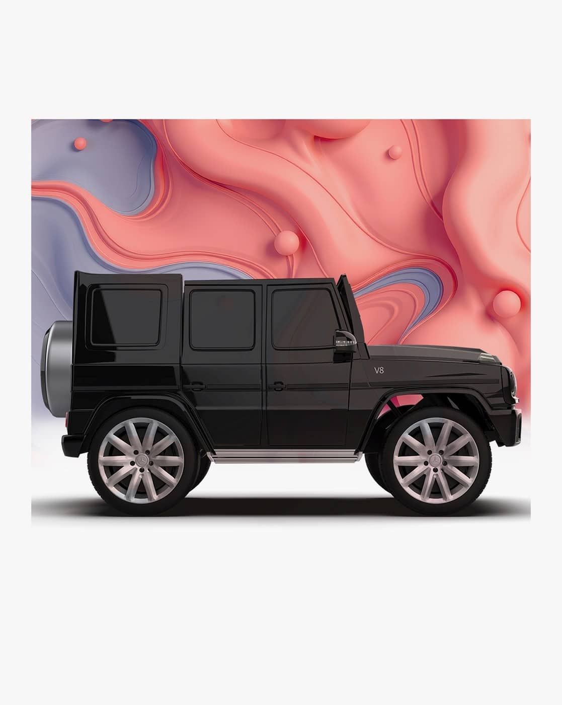 G Wagon Pink Mercedes Power Wheels AMG 12v Sit In Pink Mercedes