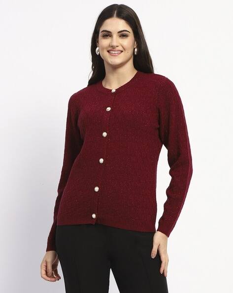 Women Geometric Pattern Relaxed Fit Cardigan