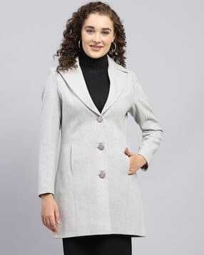monte carlo Women Self-design Coat-picture-14