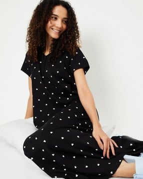 max Women Micro-Print Nightgown-picture-17