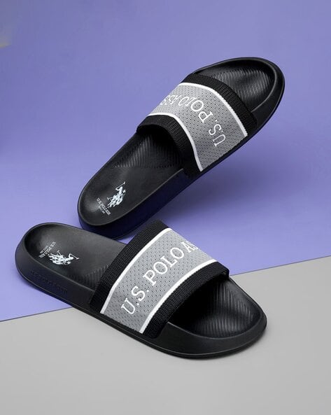 Flip Flops Cute Name Brand Slides Brand Embossed Slides