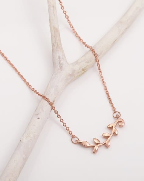 Giva Women Sterling Silver Rose Gold-Plated Pendant