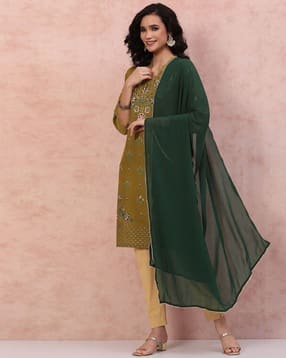rangriti Women Art Silk Dupatta with Lace Border-picture-25