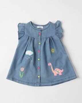 nauti nati Girls Embroidery A-line Dress-picture-12