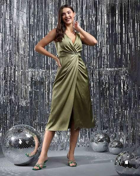 Buy Green Dresses for Women by Justin Whyte Online
