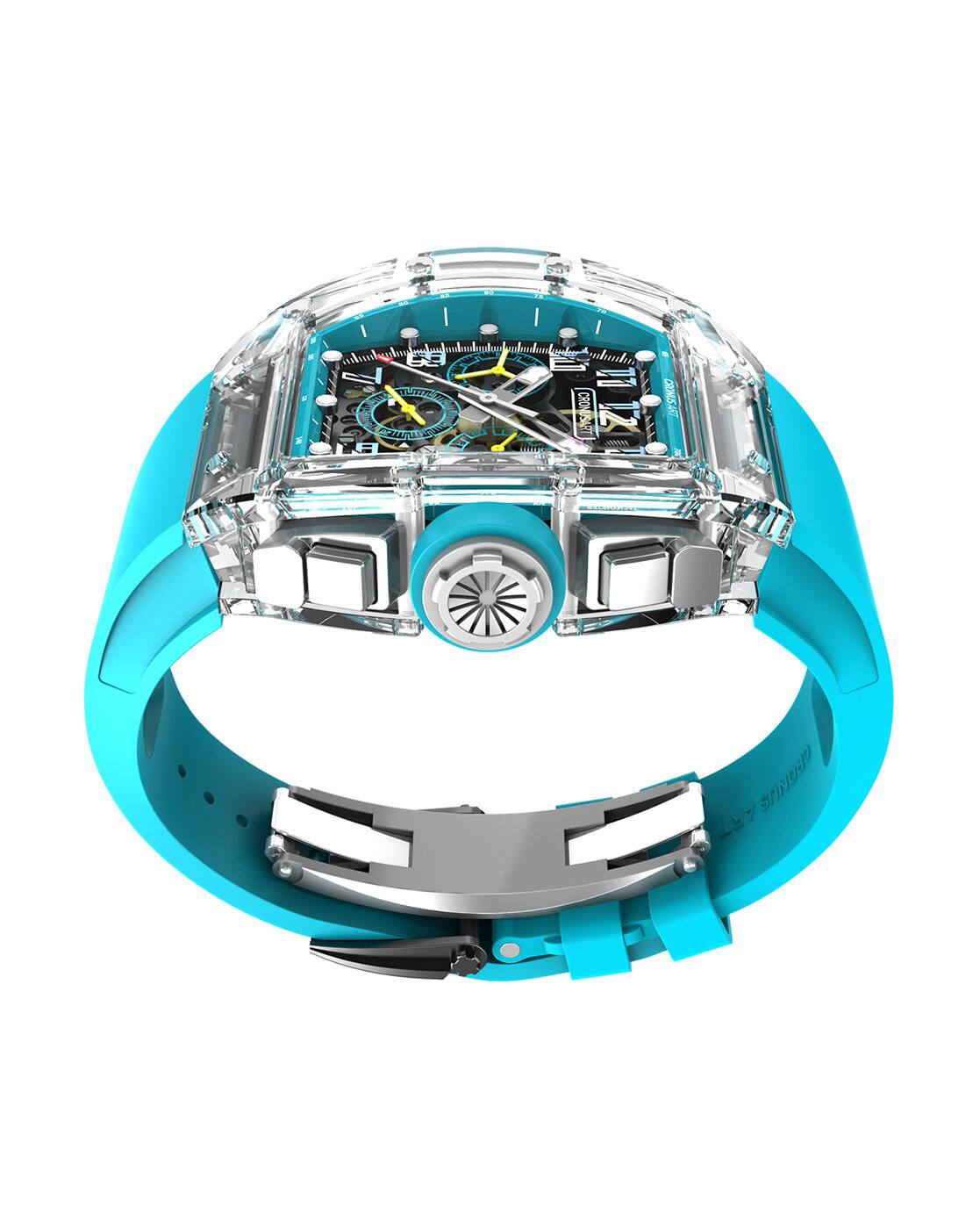 Buy Cronus Art Men's The Time Tunnel Sapphire Watch - CM08-H