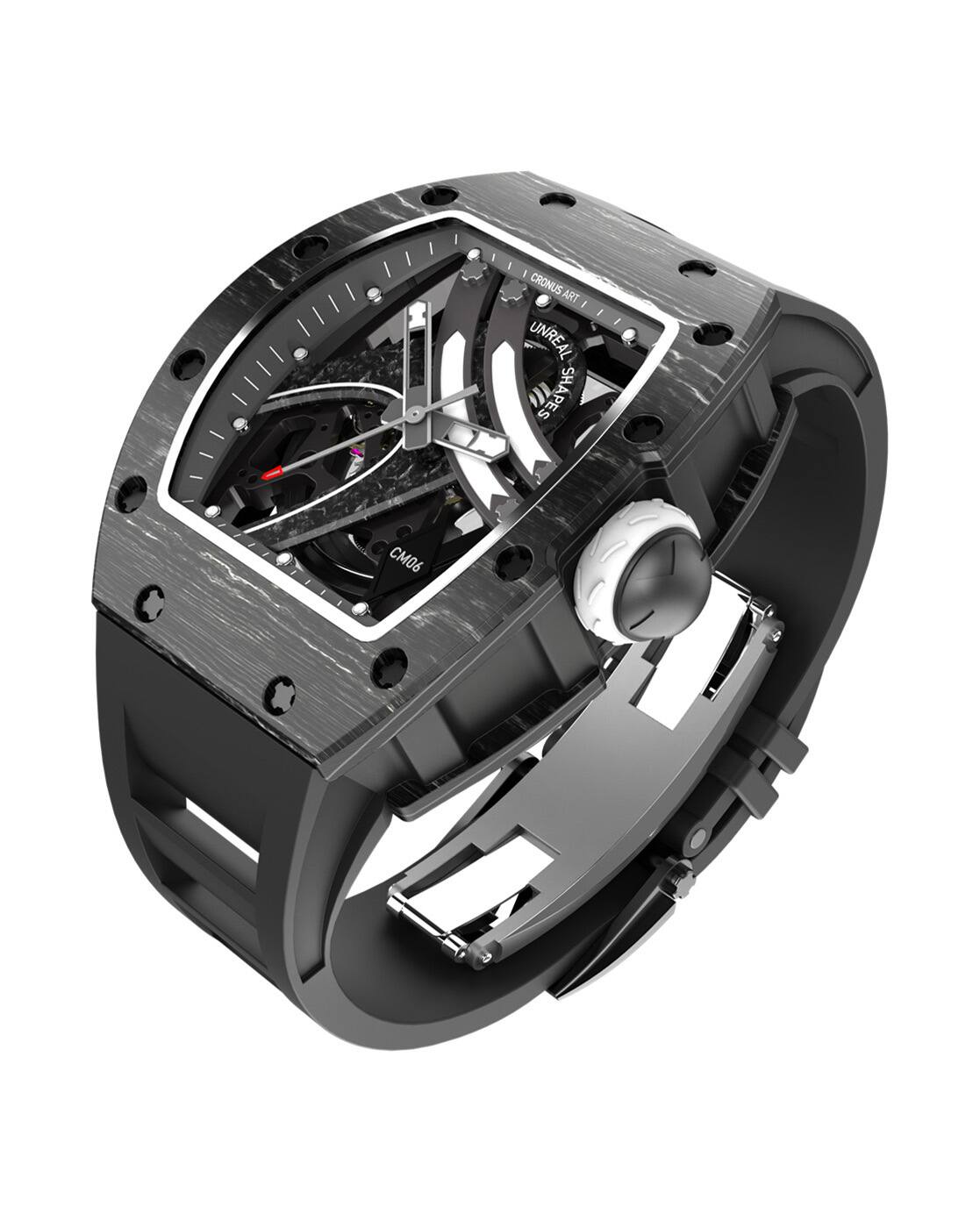 CRONUS ART CM06 ブラック カーボンファイバー Buy Cronus Art Men's Dreamland Carbon Watch - CM06-B | Black Color