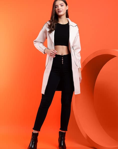 Buy Latte Beige_1 Blazers Waistcoats for Women by KOTTY Online