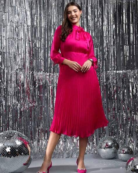 Buy Fuchsia Pink Dresses for Women by Justin Whyte Online