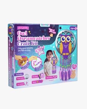 bloomingo Diy Owl Dreamcatcher Art & Craft Kit-picture-34