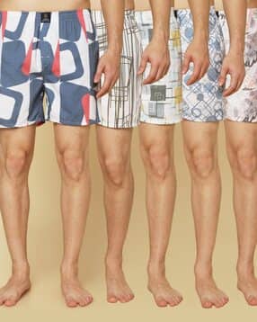 urban scottish Pack of 5 Printed Boxers with Insert Pockets-picture-36