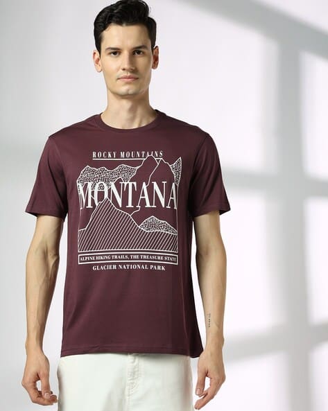 Buy Brown Tshirts for Men by DNMX Online