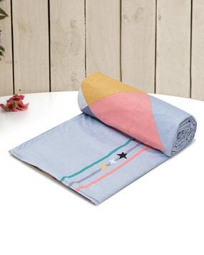 Geometric Print Double Duvet Cover