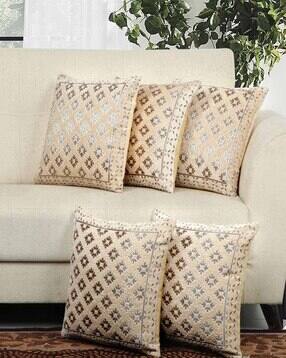 bella true Set of 5 Printed Cushion Covers 16" x 16"-picture-6