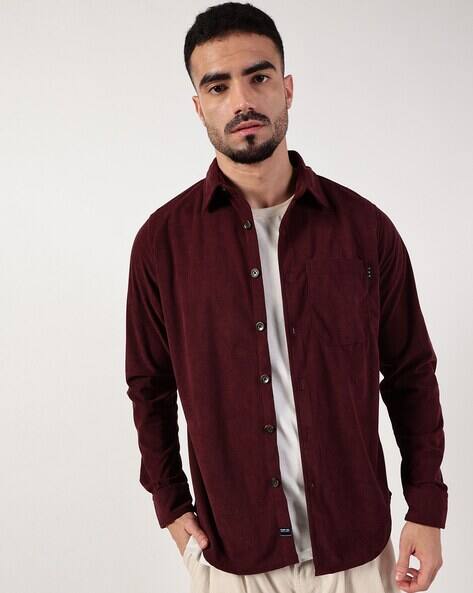 THOMAS SCOTT Men Self-design Relaxed Fit Shirt