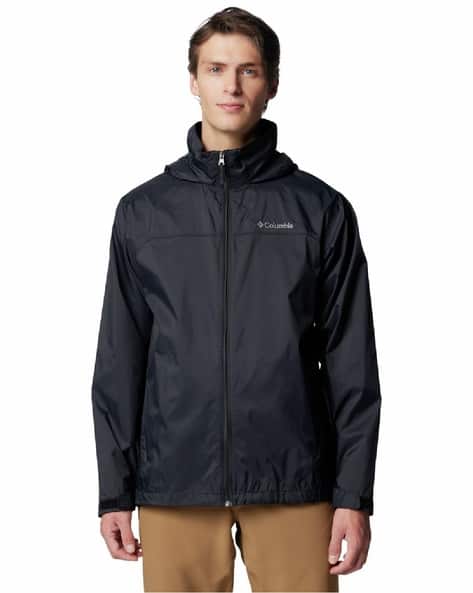 Men Typographic Print Regular Fit Raincoat - Main Image