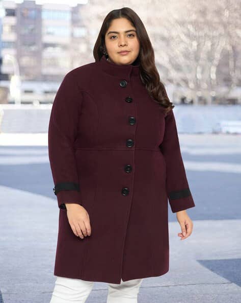 Buy Maroon Jackets Coats for Women by WILD U Online