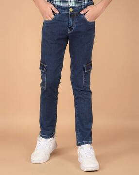 crimsoune club Boys Relaxed Fit Cargo Pants with Insert Pockets-picture-16