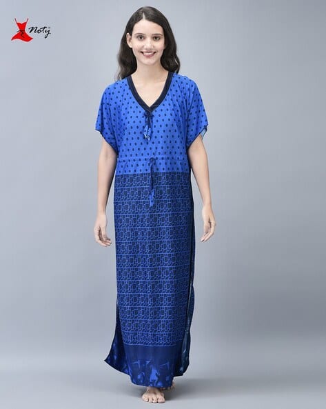 Buy Blue Nightshirts&Nighties for Women by Noty Online