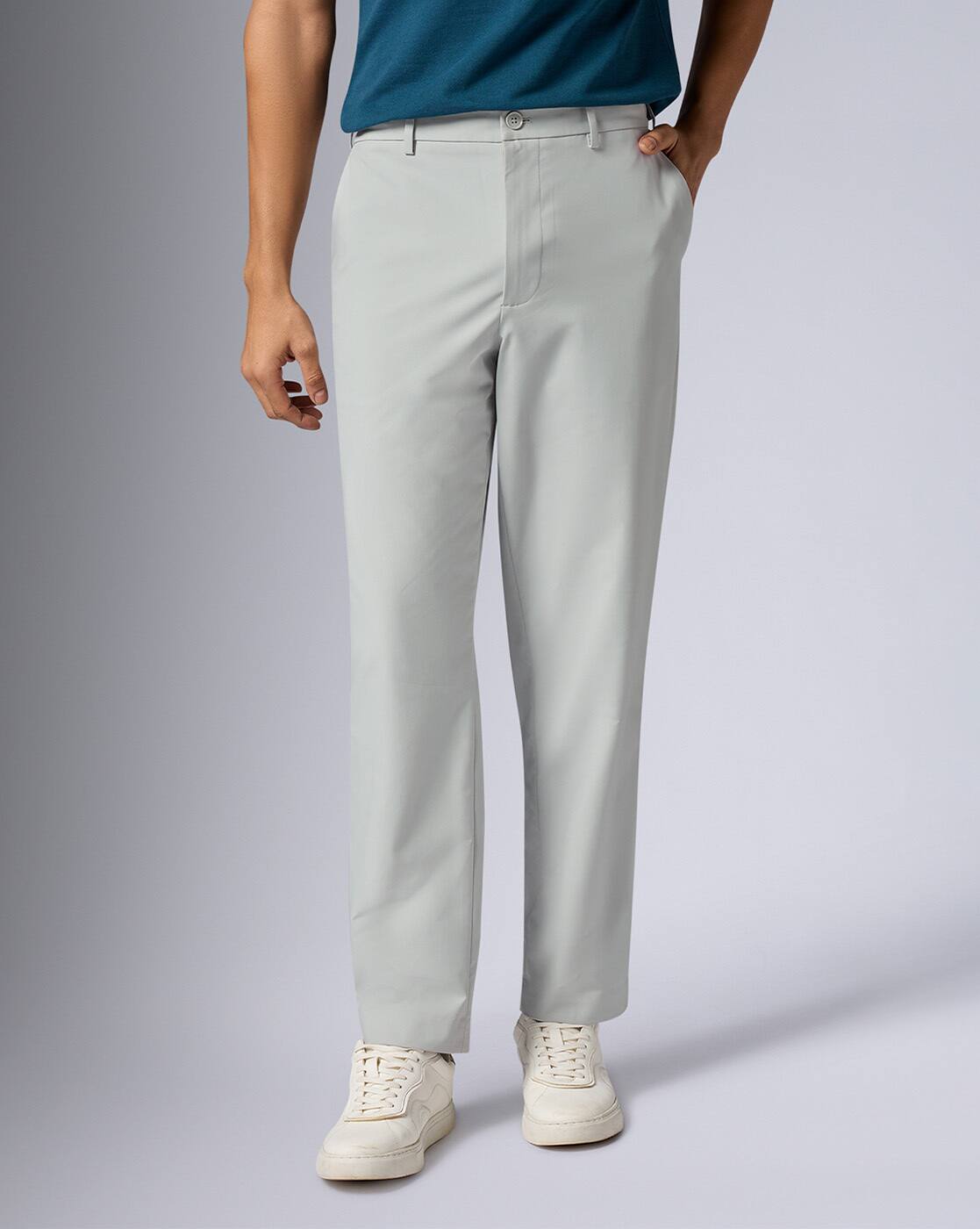 Buy XYXX Men Relaxed Fit Chinos Online | Ajio.com